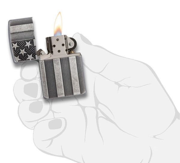 Запальничка Zippo Flag Armor&reg; 28974 фото