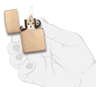 Запальничка Zippo Armor Tumbled Brass 28496 фото