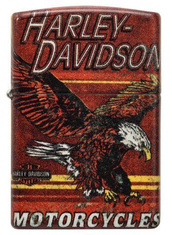 Запальничка Zippo Harley-Davidson Flying Eagle Design 48602 фото