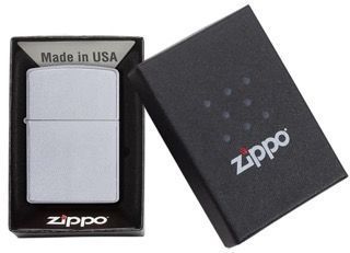 Запальничка Zippo Classic Satin Chrome 205 фото