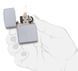 Запальничка Zippo Classic Satin Chrome 205 фото 5