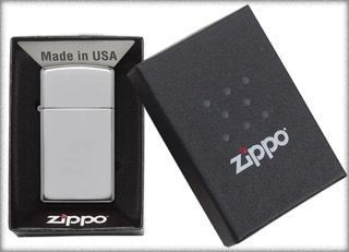 Запальничка Zippo Slim&reg; High Polish Chrome 1610 фото