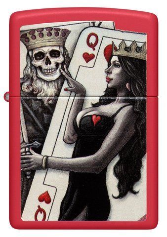 Запальничка Zippo Skull King Queen Beauty 48624 фото