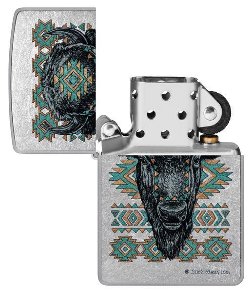 Запальничка Zippo Buck Wear Bison Design 46422 фото