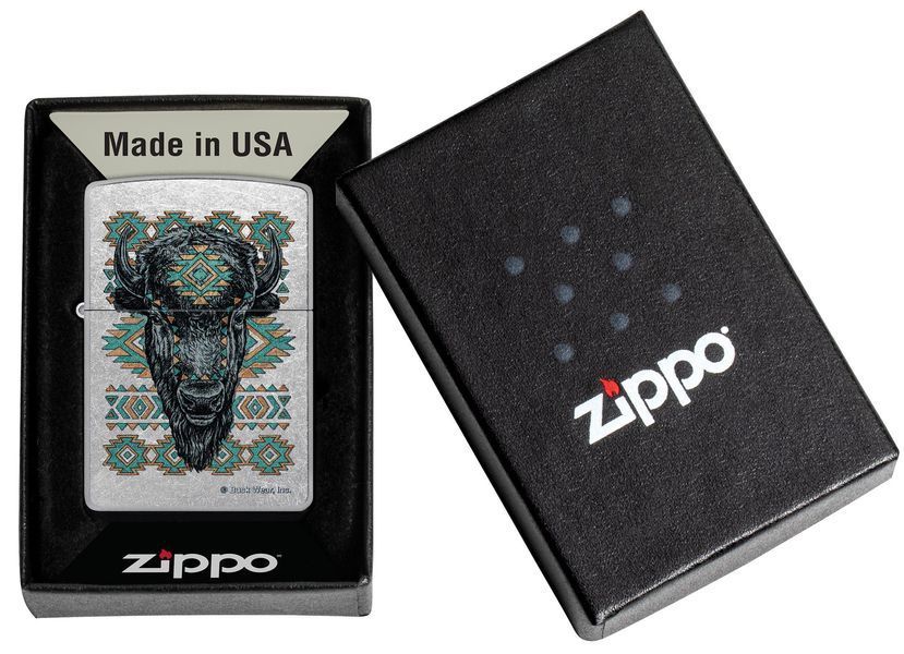 Запальничка Zippo Buck Wear Bison Design 46422 фото