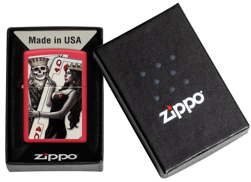 Запальничка Zippo Skull King Queen Beauty 48624 фото