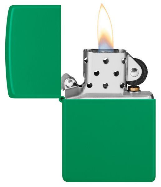 Запальничка Zippo Classic Grass Green Matte 48629 фото