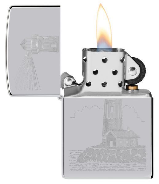 Запальничка Zippo Lighthouse Design 46725 фото