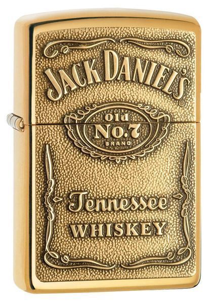 Запальничка Zippо Jack Daniel's Brass Emblem 254BJD.428 фото