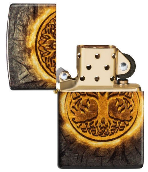 Запальничка Zippo Gleaming Tree of Life Design 46815 фото
