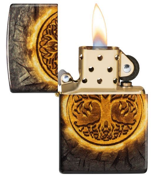 Запальничка Zippo Gleaming Tree of Life Design 46815 фото