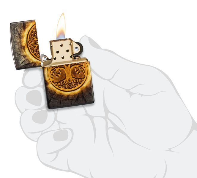 Запальничка Zippo Gleaming Tree of Life Design 46815 фото