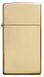 Запальничка Zippo Slim High Polish Brass 1654B фото 1