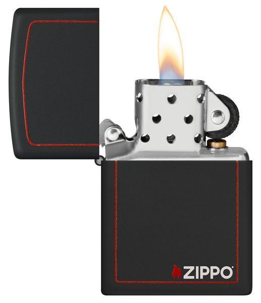 Запальничка Zippo Classic Black and Red 218ZB фото