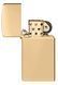 Запальничка Zippo Slim High Polish Brass 1654B фото 3