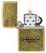 Запальничка Zippo Stamp Antiqued Brass  28994 фото 5
