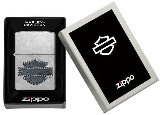 Запальничка Zippo Harley-Davidson Leathered Logo Design — купити в