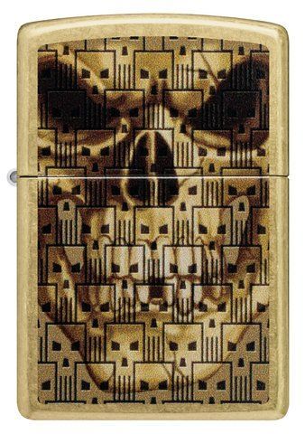Запальничка Zippo Skulls on Skulls Design 46937 фото