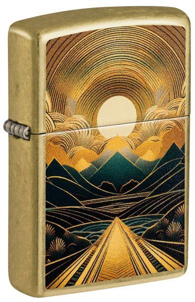 Запальничка Zippo Through the Mountains Design 47137 фото
