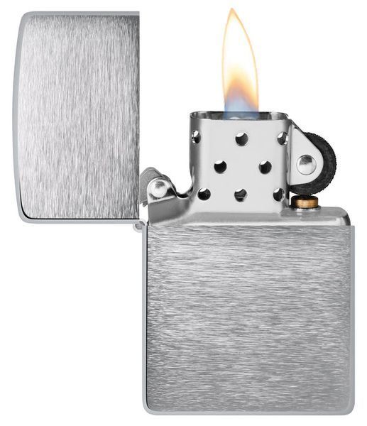 Запальничка Zippo Classic Brushed Chrome 200 фото