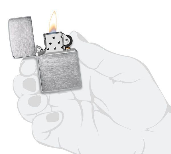Запальничка Zippo Classic Brushed Chrome 200 фото