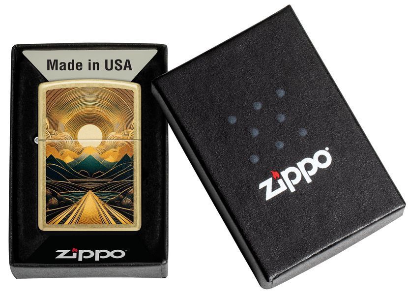 Запальничка Zippo Through the Mountains Design 47137 фото