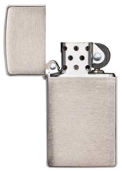 Запальничка Zippo Slim&reg; Brushed Chrome 1600 фото