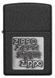Запальничка Zippo Black Crackle Silver Zippo Logo 363 фото 1