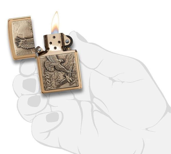 Запальничка Zippo Soaring Eagles 20854 фото