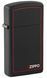 Запальничка Zippo Slim Black Matte with Red Border 1618ZB фото 2
