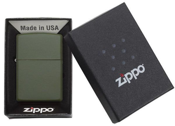 Запальничка Zippo Classic Green Matte 221 фото