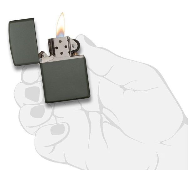 Запальничка Zippo Classic Green Matte 221 фото