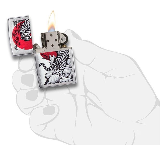 Запальничка Zippo Asian Tiger Design 29889 фото