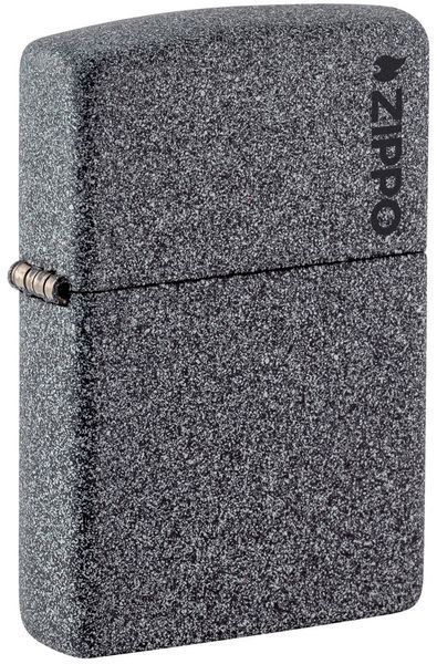 Запальничка Zippo Classic Iron Stone Zippo Logo 211ZL фото