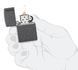 Запальничка Zippo Classic Iron Stone Zippo Logo 211ZL фото 4