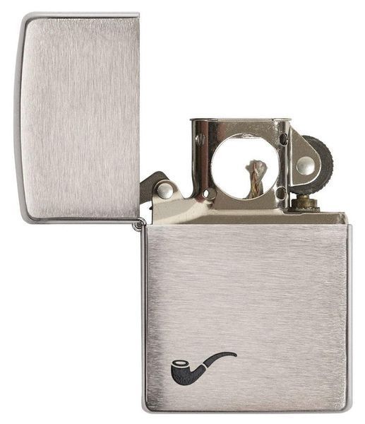 Запальничка Zippo Pipe Brushed Chrome 200PL фото