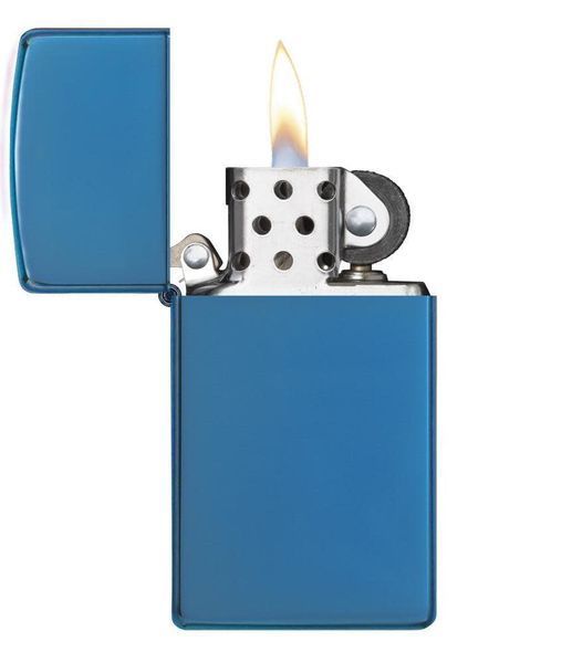 Запальничка Zippo Slim&reg; High Polish Blue 20494 фото