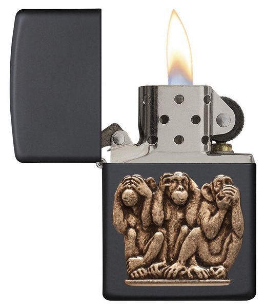 Запальничка Zippo Three Monkeys 29409 фото