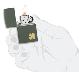 Запальничка Zippo Four Leaf Clover 49796 фото