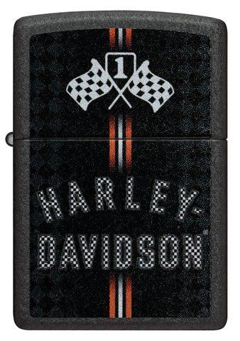 Запальничка Zippo Harley-Davidson Checkered Flags Design 48558 фото