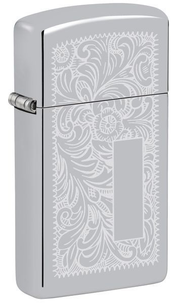 Запальничка Zippo Slim&reg; Chrome Venetian&reg; 1652 фото