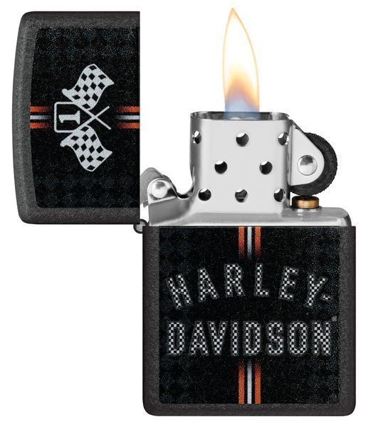 Запальничка Zippo Harley-Davidson Checkered Flags Design 48558 фото