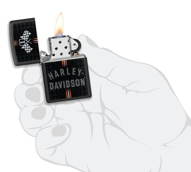 Запальничка Zippo Harley-Davidson Checkered Flags Design 48558 фото