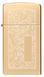 Запальничка Zippo Slim Brass Venetian 1652B фото 1